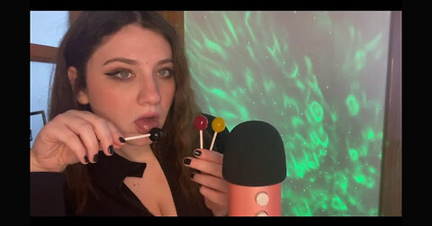 ASMR | Licking 3 Lollipops 🍭 | Tongue Painters