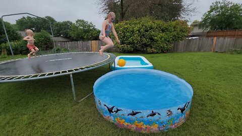 Trampoline And Swimming Pools