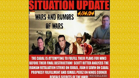 SITUATION UPDATE 4/15/24- AI System Used To Bomb Gaza,Global Financial Crises,Cabal/Deep State Mafia