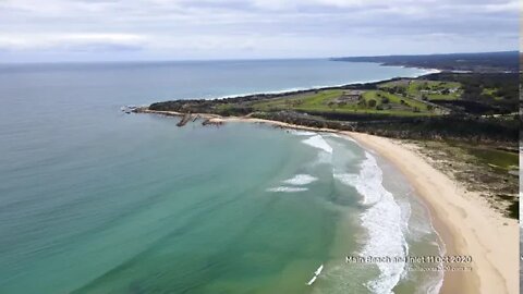 Mallacoota Main Beach and Inlet 11th October 2020 4k