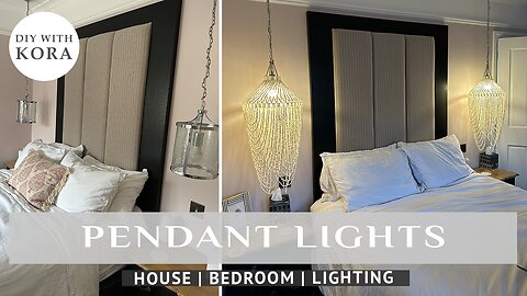 How To Install Pendants Chandeliers | Bedroom Lighting Ideas | You Can Do This Yourself