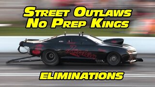 Street Outlaws No Prep Kings Big Tire Invitational National Trails Pt. 2