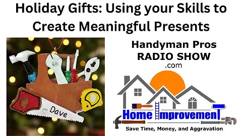 Holiday Gifts: Using your Skills to Create Meaningful Presents