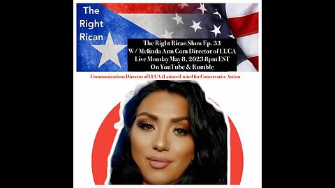 The Right Rican Show Ep. 33 W/ Melinda Ann Com Director for LUCA