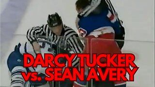 Darcy Tucker (Leafs) vs. Sean Avery (Rangers)
