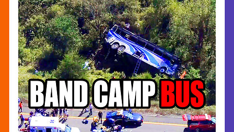 Bus Carrying Students To Band Camp Wrecks