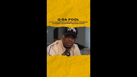 #qdafool After Roc Nation gave me a $300K advance I never 👀 another check. 🎥 @Saycheesetv