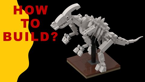 How to upgrade Lego Ideas 21320 Dinosaur Fossils with one Parasaurolophus MOC?