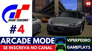 Gran Turismo [PlayStation] | O CIVIC FEZ O RX7 COMER POEIRA!!! | ZERANDO O MODO ARCADE #4 [HARD]