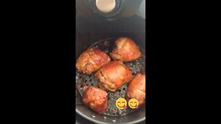 COXAS & SOBRECOXAS DESOSSADAS ASSADAS NA AIR FRYER #shorts