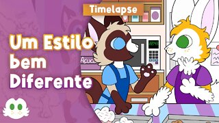 Romeo e Wonny na Cozinha ao Estilo de Night In The Woods [Timelapse]