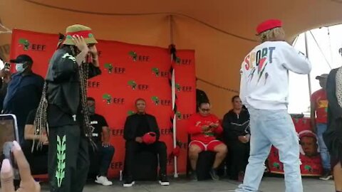 Julius Malema shows off his dance moves