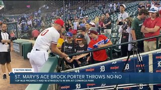 Orchard Lake St. Mary's standout Brock Porter throws 16-strikeout no-hitter at Comerica Park