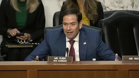 Vice Chairman Rubio Questions Witnesses at a Senate Intel Hearing on China & TikTok