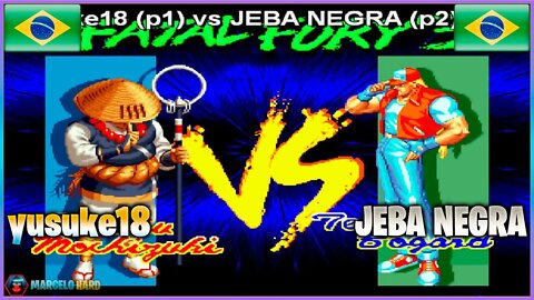 Fatal Fury 3 (yusuke18 Vs. JEBA NEGRA) [Brazil Vs. Brazil]