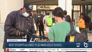 State mask mandate for schools expires