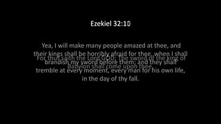 Ezekiel Chapter 32