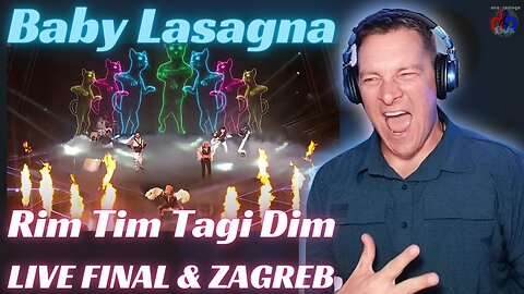 Baby Lasagna "Rim Tim Tagi Dim" 🇭🇷 Grand Final & AfterParty Zagreb 2024 | DaneBramage Rocks Reaction