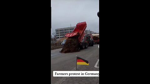 German Farmers Protest against anti farmer Roules.