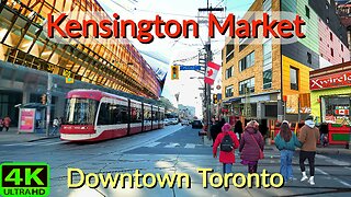 【4K】Kensington Market & Chinatown Toronto Canada 🇨🇦