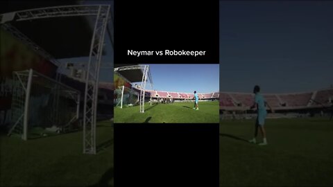 Neymar vs goleiro robo #shorts #neymar