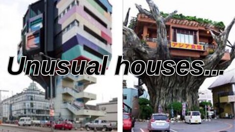 An architect's fantasy... Unusual houses... You've never seen anything like this before...