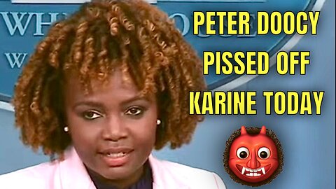 OHHH! Karine LOST HER TEMPER - she DID NOT LIKE Doocy’s Question! 👺