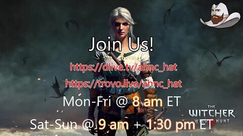 Come Enjoy The Witcher 3: Wild Hunt GOTY + Both DLCs w/ Your Host, "Hat."