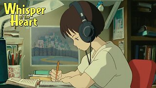 Speedrun Last Minute Work | Jazz Lofi Study Music | Whisper Of The Heart Ambience