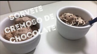 Curso De Geladinhos, Sorvetes e Cassatas Gourmets - Aula 03 - Sorvete Cremoso de Chocolate