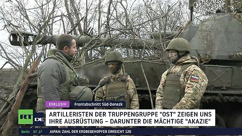 RT DE-Exklusiv: Artilleristen der Truppengruppe "Ost" zeigen uns ihre Ausrüstung