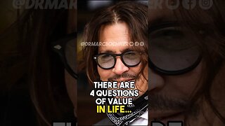 The Only Value in Life #johnnydepp #lifevalue #dailydoseofpositivity
