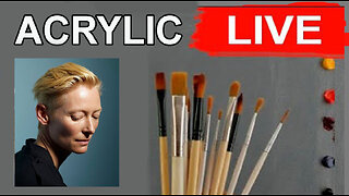 Painting a Portrait with Acrylics