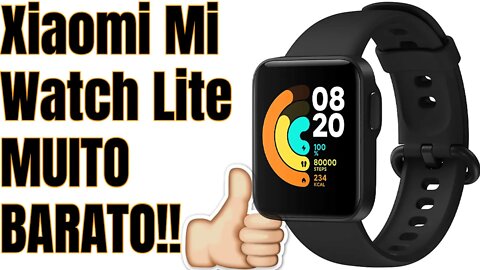 Xiaomi Mi Watch Lite com GPS BARATO!😲😲😲