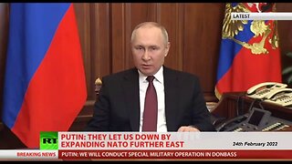 Address by the President of the Russian Federation - 24th February 2022 (English voice-over)