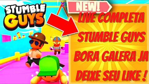 🔴 stumble guys live GALERA JA COMEÇOU BORA EM BUSCA DA VITORIA