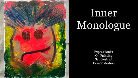 CHECK THIS OUT ”Inner Monologue” Expressionist Portrait Painting 16x20
