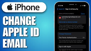 How To Change Apple ID Email Address