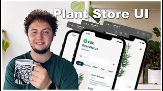 How I created this Plant Store UI from scratch in SwiftUI