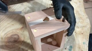 Esse Projeto ficou Muito Lindo. Ideia com Cavilha Escura |WOODWORKING