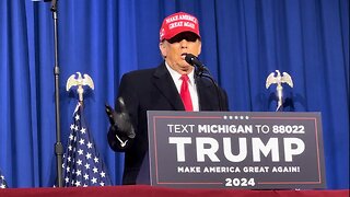 Trump Rally in Waterford Township, Michigan 2/17/24 (4K Video)