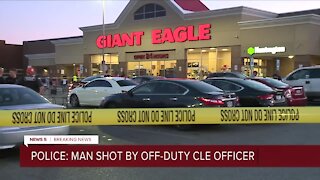 Man injured in officer-involved shooting at grocery store on Clevelands West Side