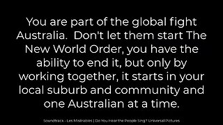 Australia's weak politicians would never push back on the globalists like this.