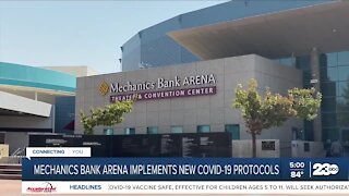 Mechanics Bank Arena implements new state COVID-19 protocols