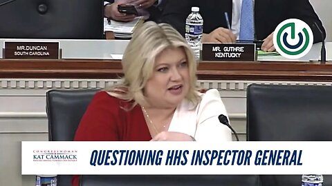 Rep. Cammack Questions HHS Inspector General On The Oversight Of Unaccompanied Minors During O&I Sub