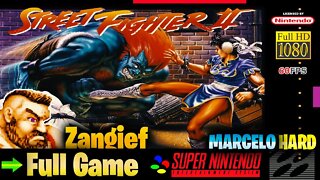 Street Fighter II: The World Warrior: Zangief - Super Nintendo (Full Game Walkthrough)