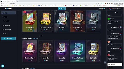 Opening Classic Boxes on Boxed.gg Use Code COOL For Extra Gems