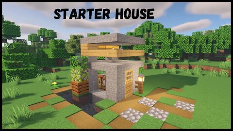 How to Build a Starter House in Minecraft || Minecraft House Tutorial