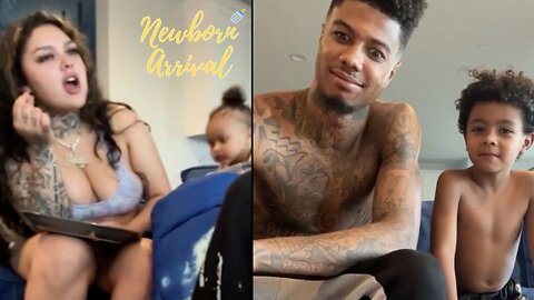Blueface Asks Son Javaughn If Mommy Got A Big Head & Things Go Left! 😱