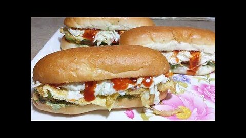 Ande Wala Burger Recipe